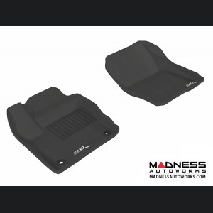 Ford Focus Floor Mats (Set of 2) - Front - Black by 3D MAXpider